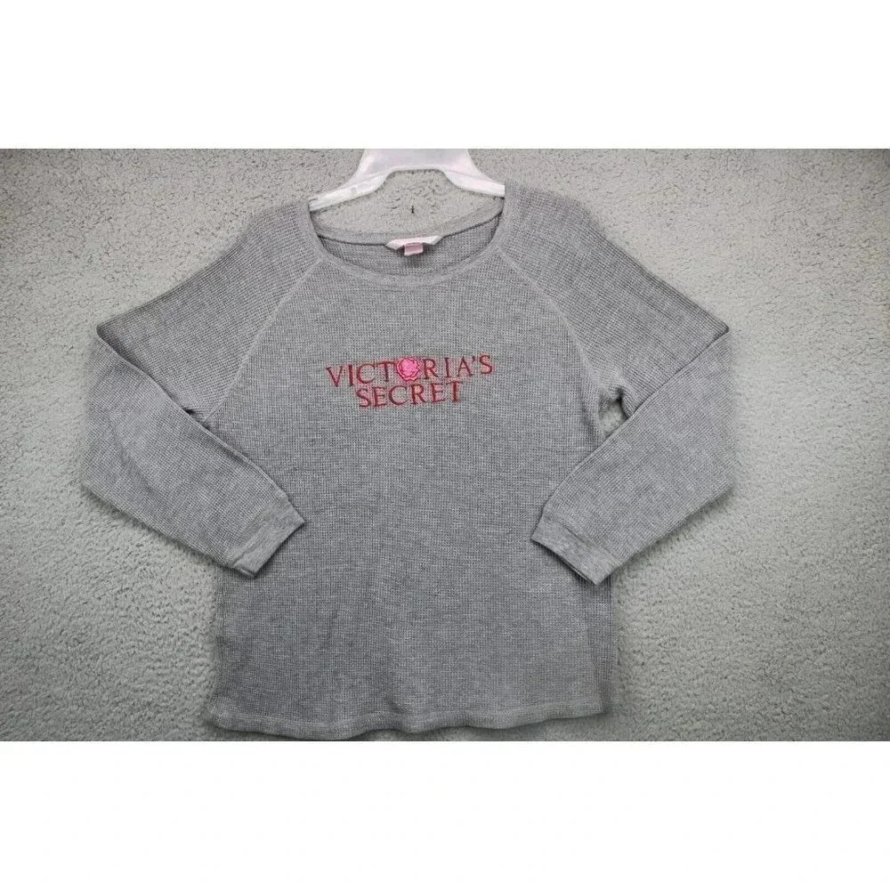 Victoria's Secret Waffle Knit Lounge/Pajama Top-Size Medium-Very Comfy